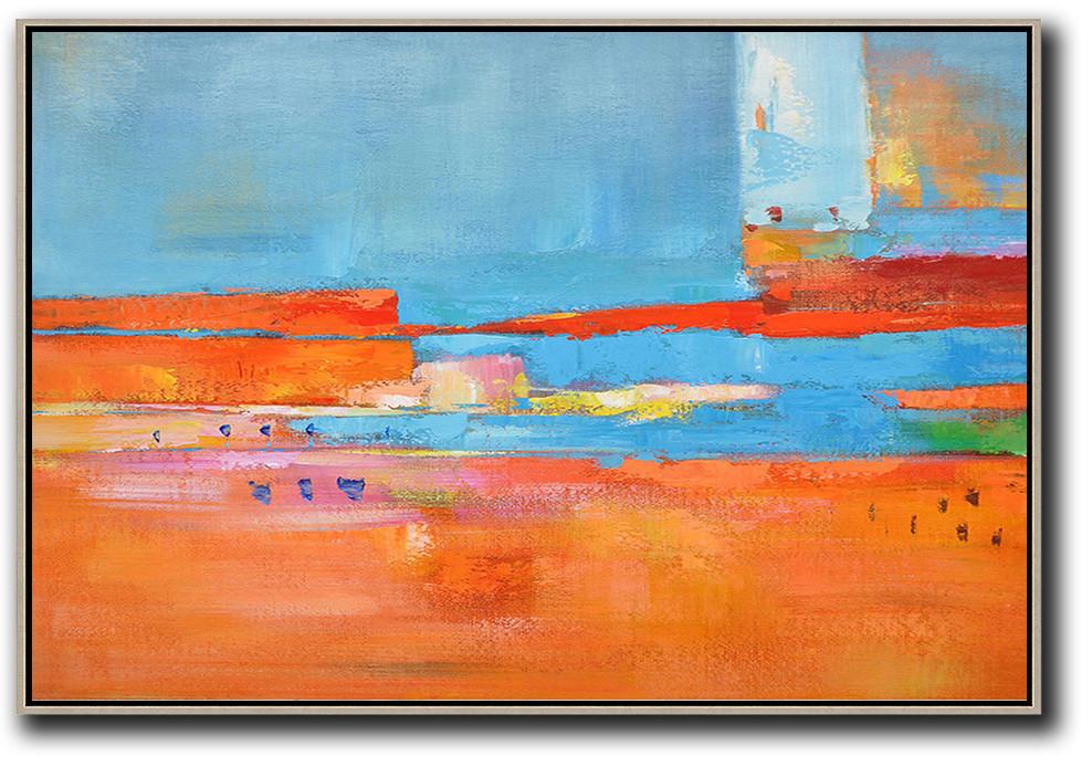 Oversized Horizontal Contemporary Art - Quality Canvas Prints Large